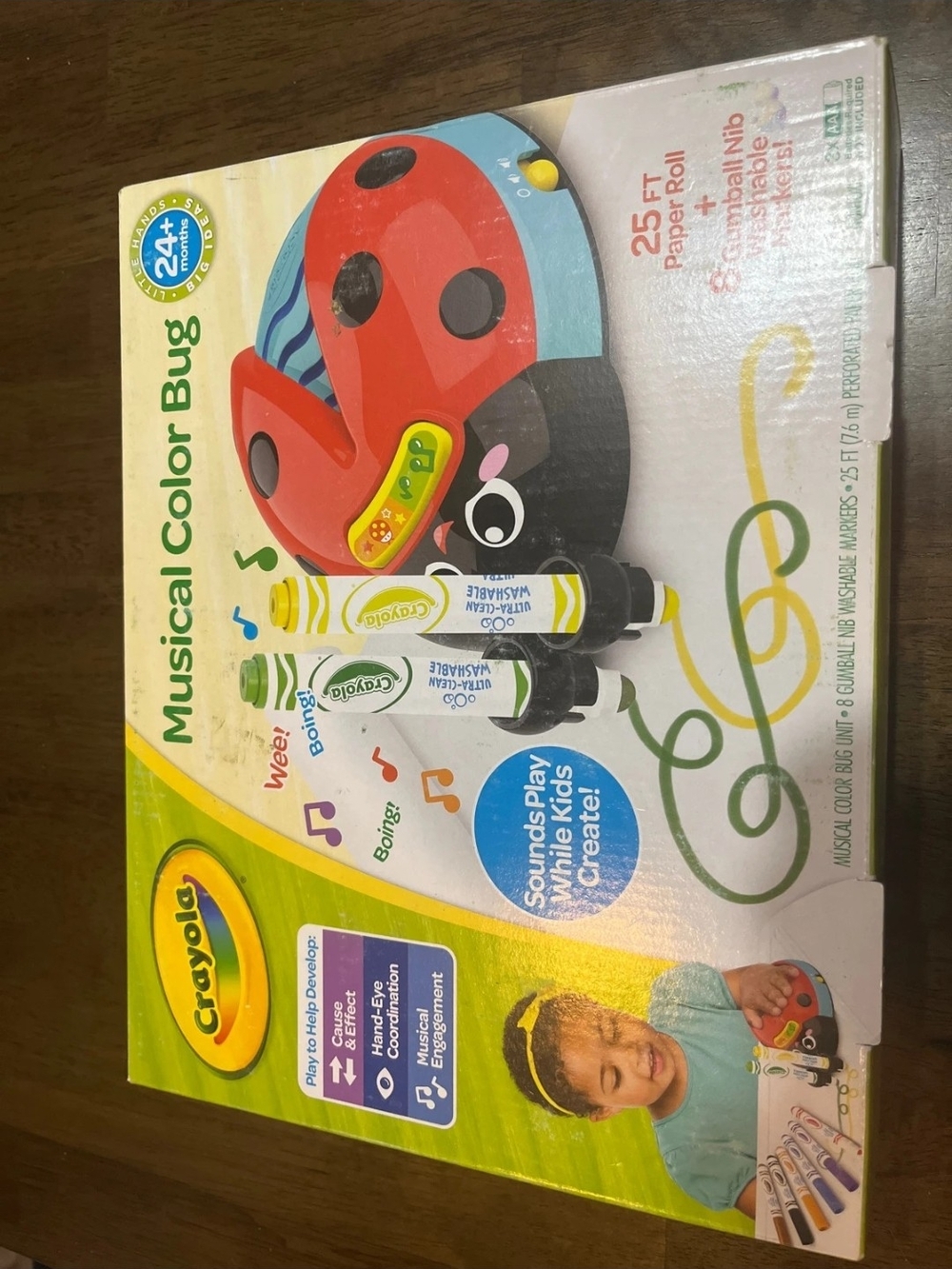 Crayola Musical Color Bug - Red and Black Kids Toy